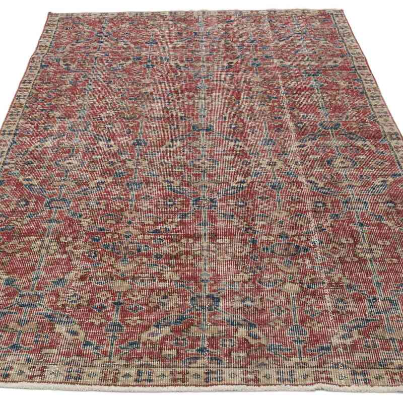 Vintage Turkish Hand-Knotted Rug - 3' 9" x 6' 7" (45" x 79") - K0067435