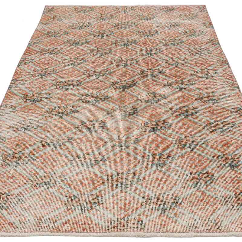 El Dokuma Vintage Halı - 98 cm x 182 cm - K0067440