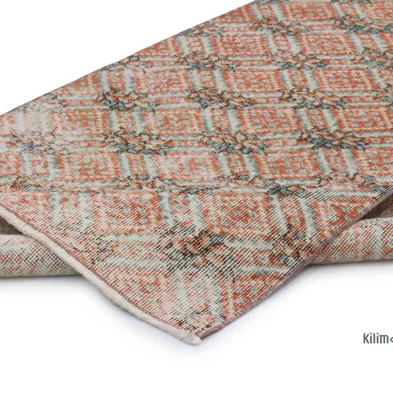 El Dokuma Vintage Halı - 98 cm x 182 cm - K0067440