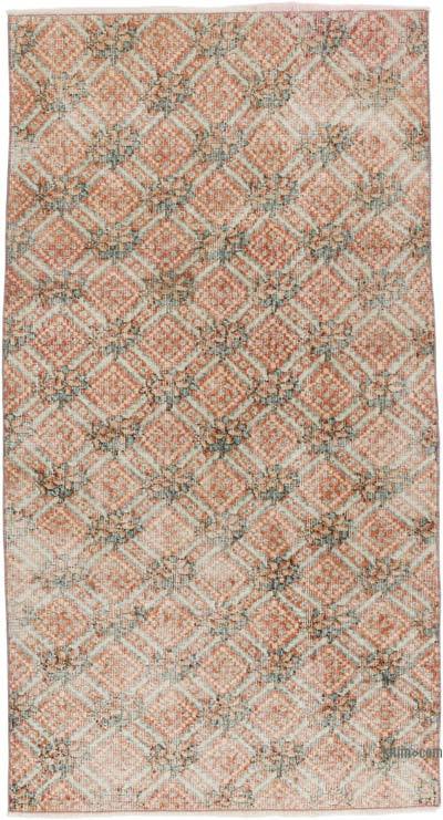 El Dokuma Vintage Halı - 98 cm x 182 cm