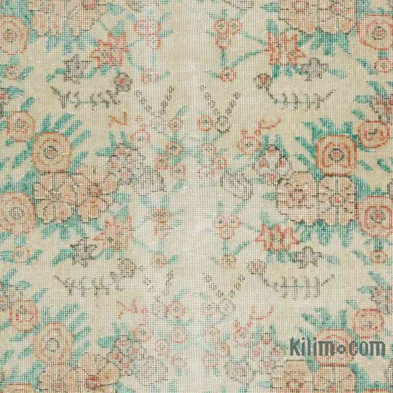 Alfombra Vintage Turca Anudada a Mano - 106 cm x 193 cm - K0067441