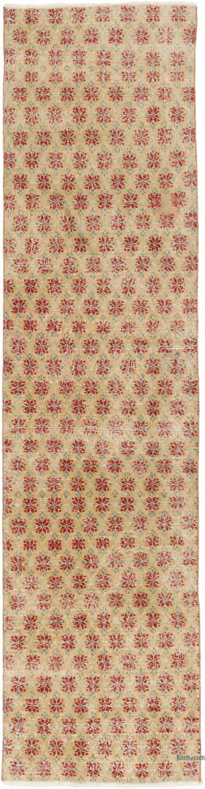 Vintage Turkish Hand-Knotted Rug - 2' 4" x 9'  (28" x 108")