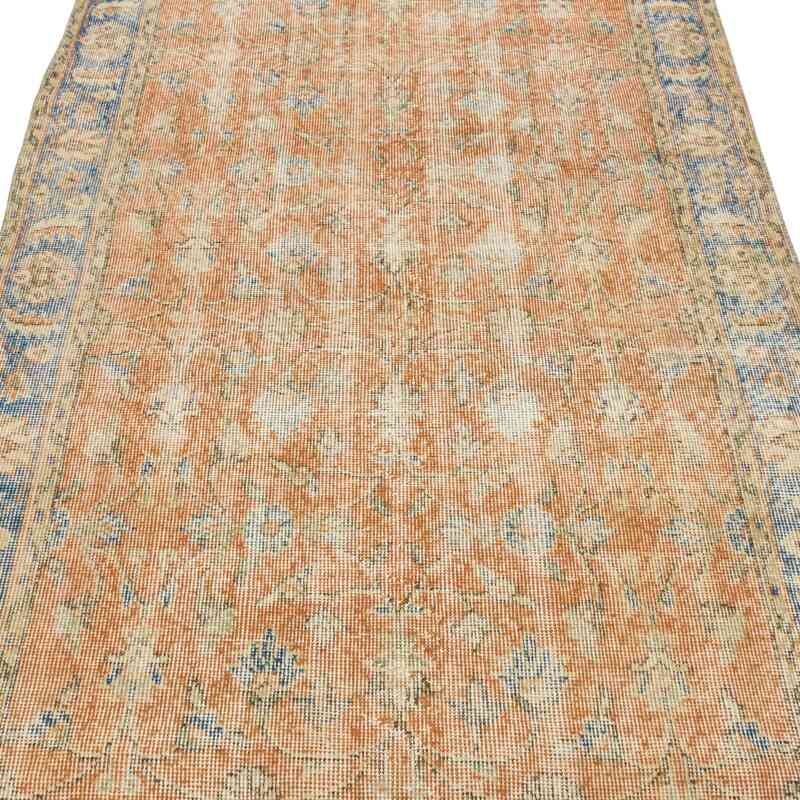 El Dokuma Vintage Halı - 117 cm x 209 cm - K0067446