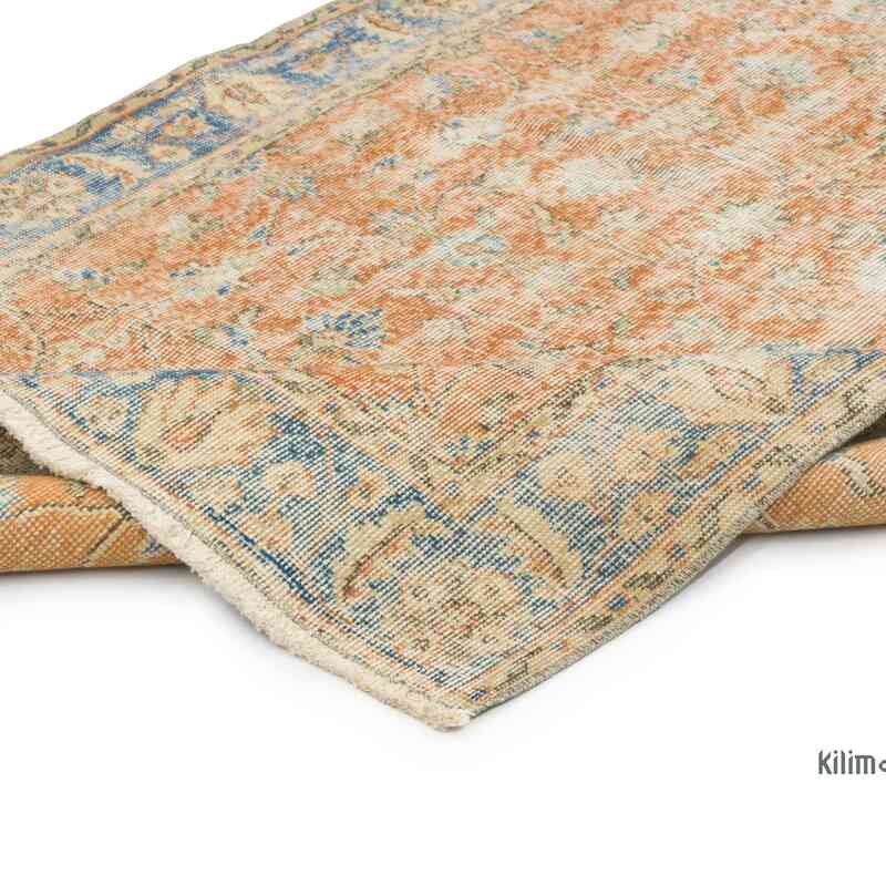 El Dokuma Vintage Halı - 117 cm x 209 cm - K0067446
