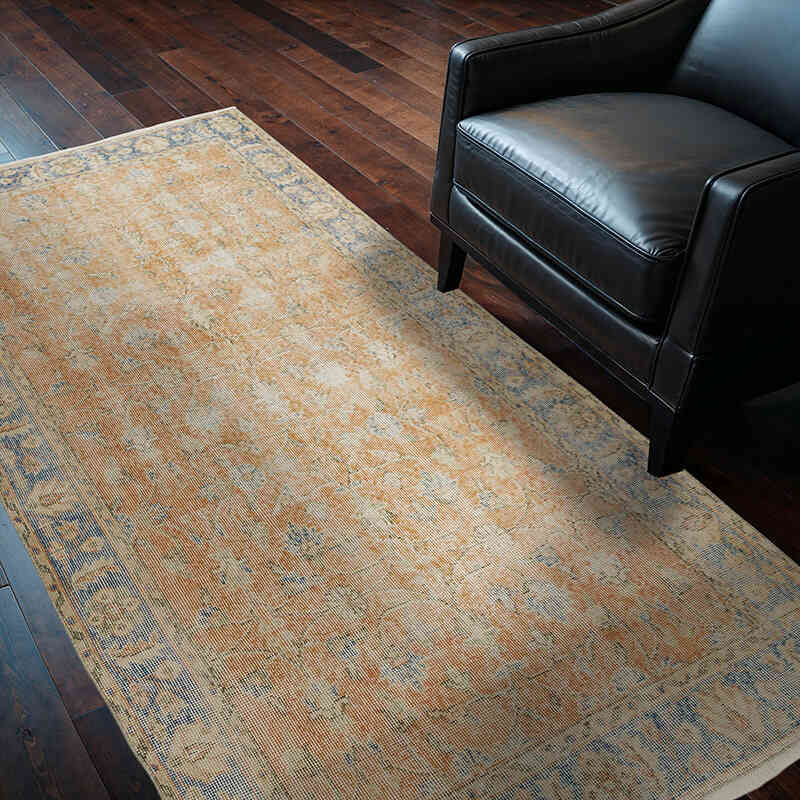 El Dokuma Vintage Halı - 117 cm x 209 cm - K0067446