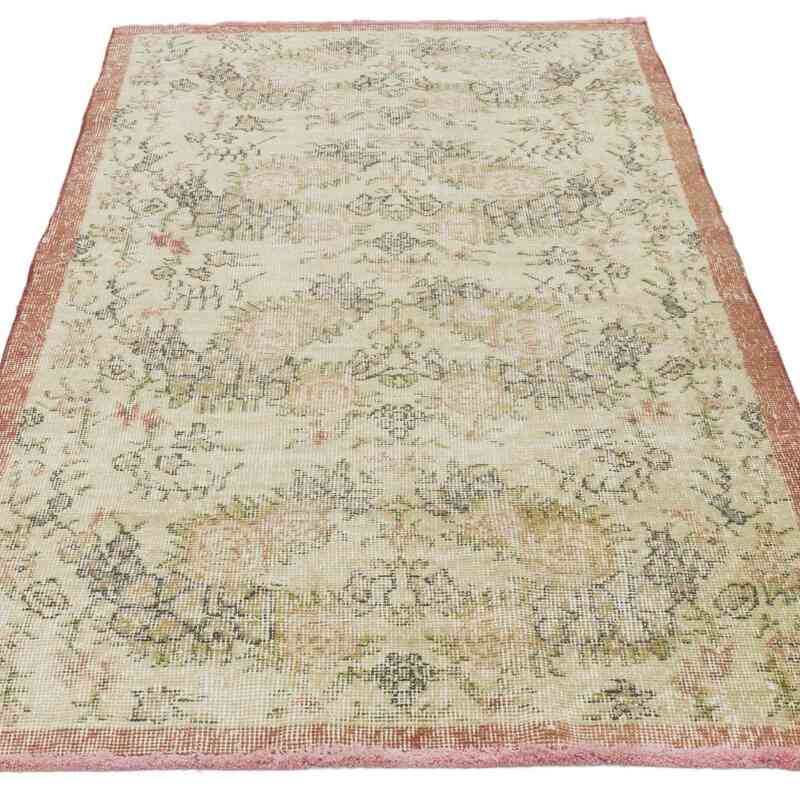 El Dokuma Vintage Halı - 101 cm x 189 cm - K0067447