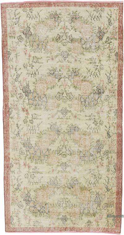 Vintage Turkish Hand-Knotted Rug - 3' 4" x 6' 2" (40" x 74")