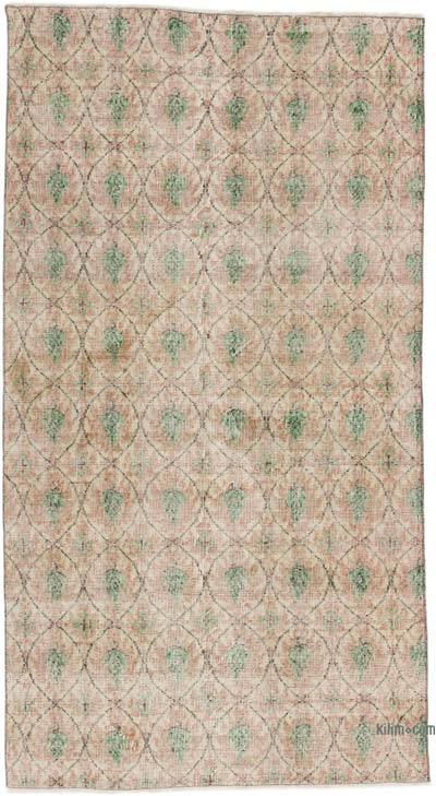 El Dokuma Vintage Halı - 111 cm x 204 cm