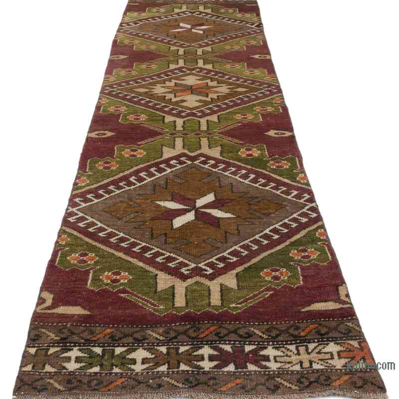El Dokuma Vintage Halı - 73 cm x 269 cm - K0067454