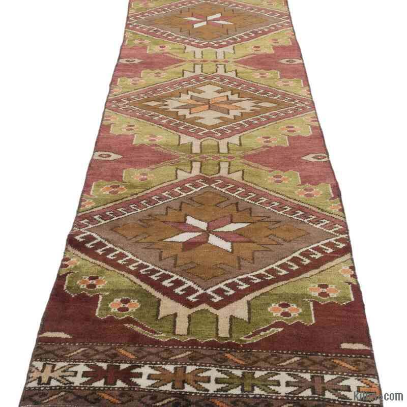 El Dokuma Vintage Halı - 73 cm x 269 cm - K0067454