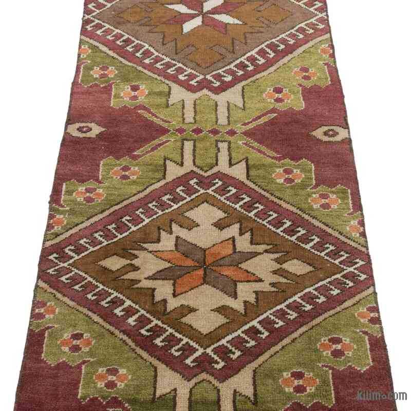 El Dokuma Vintage Halı - 73 cm x 269 cm - K0067454