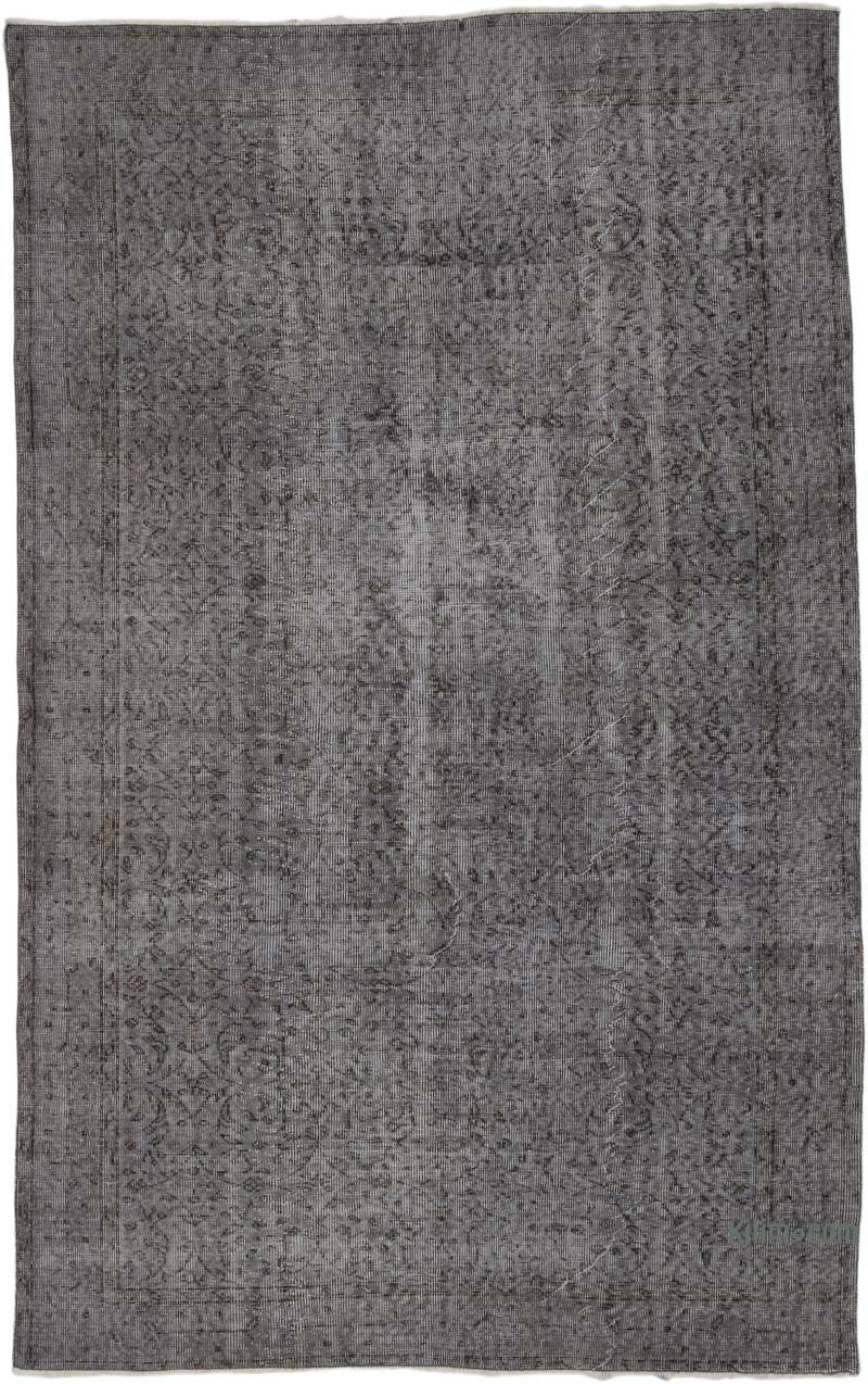 Over-dyed Vintage Hand-Knotted Turkish Rug - 5' 4" x 8' 6" (64" x 102") - K0067469