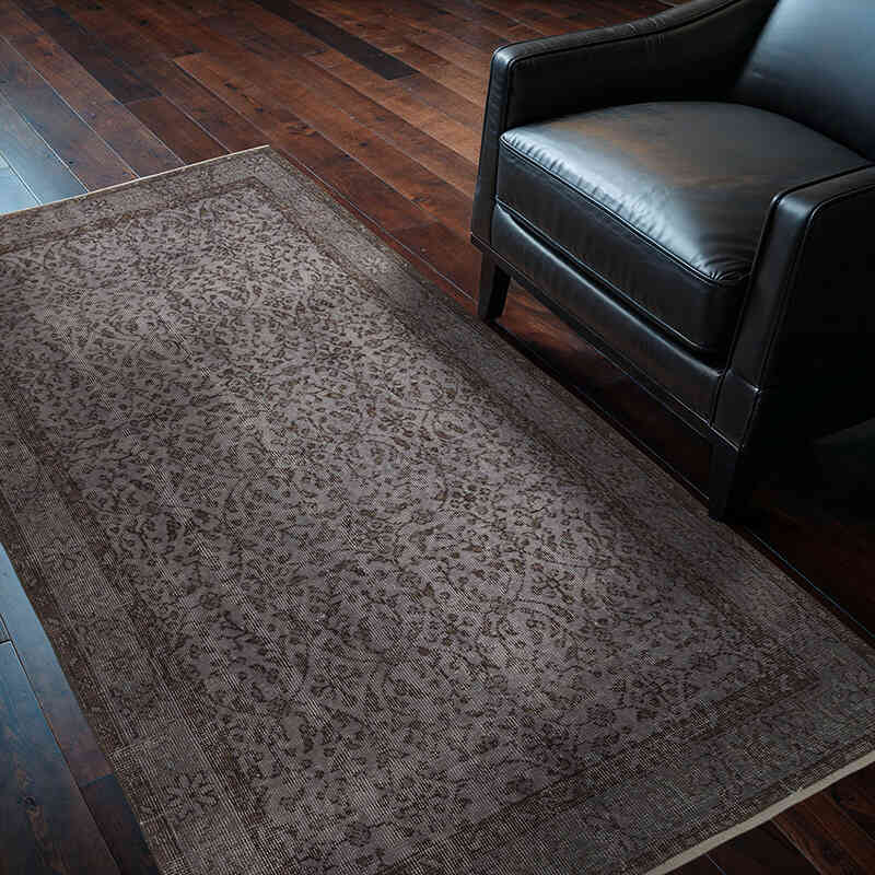 Boyali El Dokuma Vintage Hali - 121 cm x 203 cm - K0067471