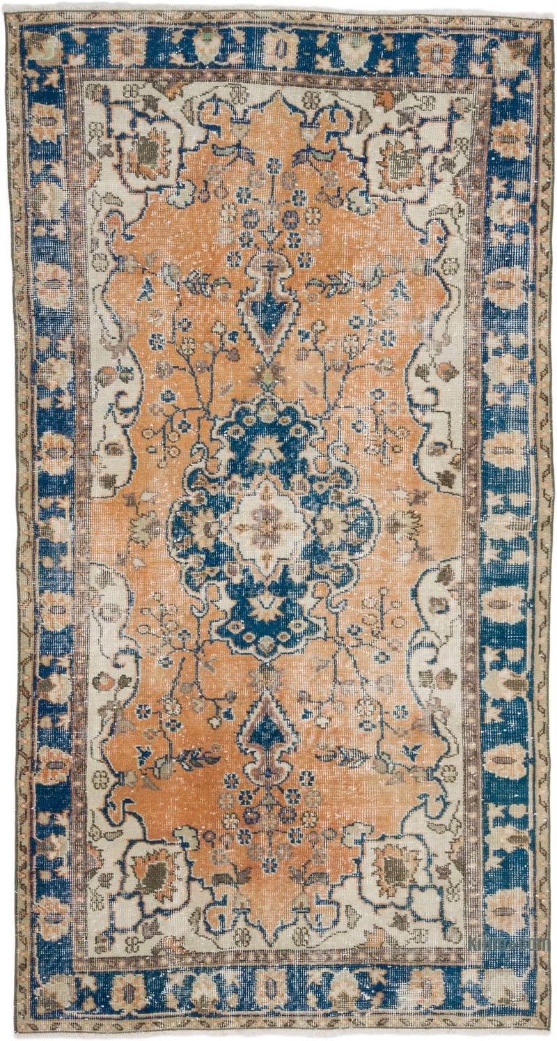 Vintage Turkish Hand-Knotted Rug - 3' 8" x 6' 11" (44" x 83") - K0067476