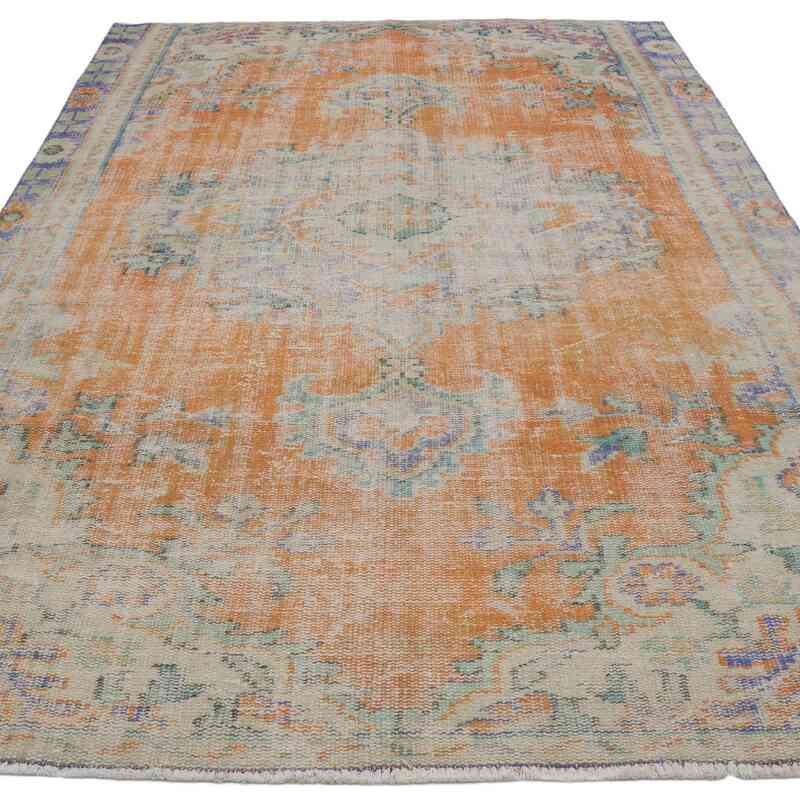 Vintage Turkish Hand-Knotted Rug - 5' 4" x 9'  (64" x 108") - K0067480
