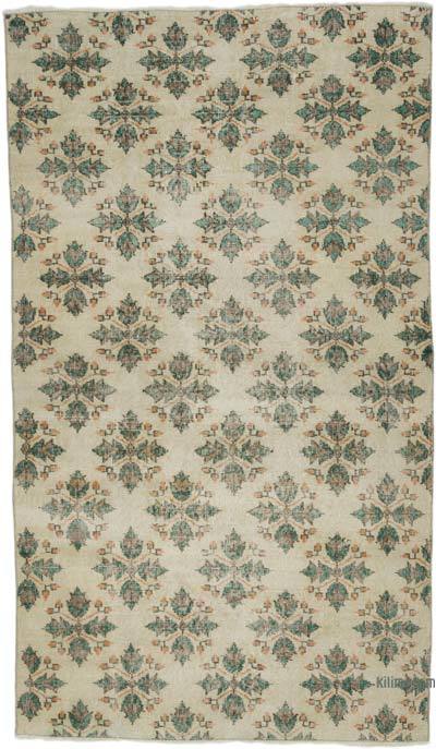 Alfombra Vintage Turca Anudada a Mano - 119 cm x 205 cm