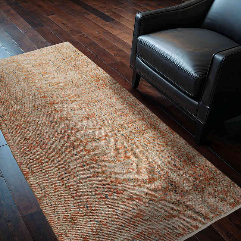 Vintage Turkish Hand-Knotted Rug - 3' 7" x 6' 9" (43" x 81") - K0067485