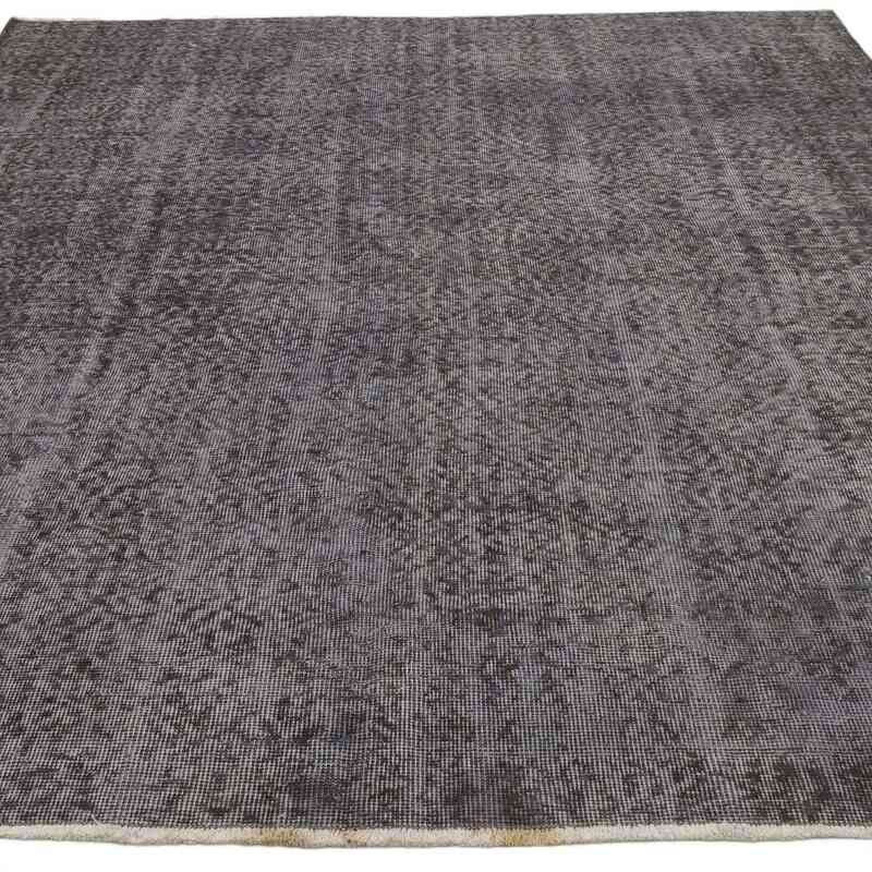 Over-dyed Vintage Hand-Knotted Turkish Rug - 6' 9" x 8' 5" (81" x 101") - K0067488