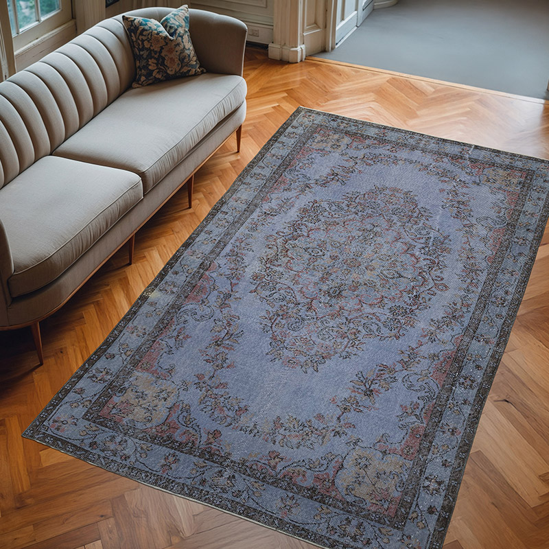 Boyali El Dokuma Vintage Hali - 173 cm x 278 cm - K0067494
