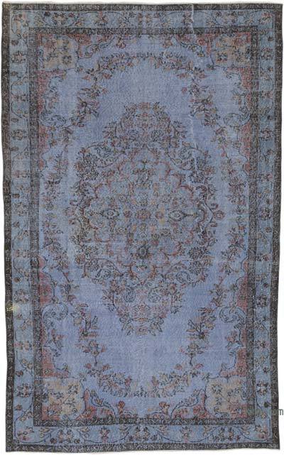 Alfombra Turca Vintage Sobre-teñida - 173 cm x 278 cm