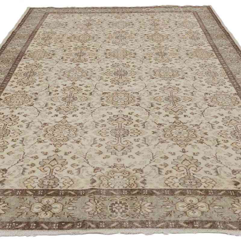 Vintage Turkish Hand-Knotted Rug - 6' 2" x 10'  (74" x 120") - K0067502