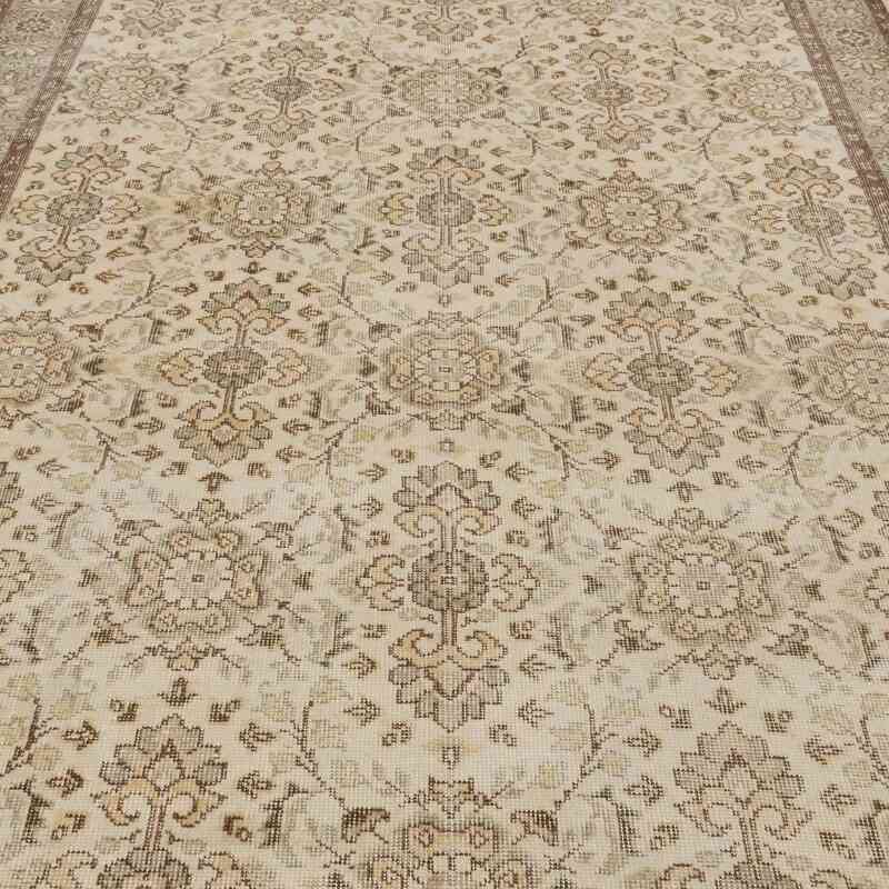 Vintage Turkish Hand-Knotted Rug - 6' 2" x 10'  (74" x 120") - K0067502