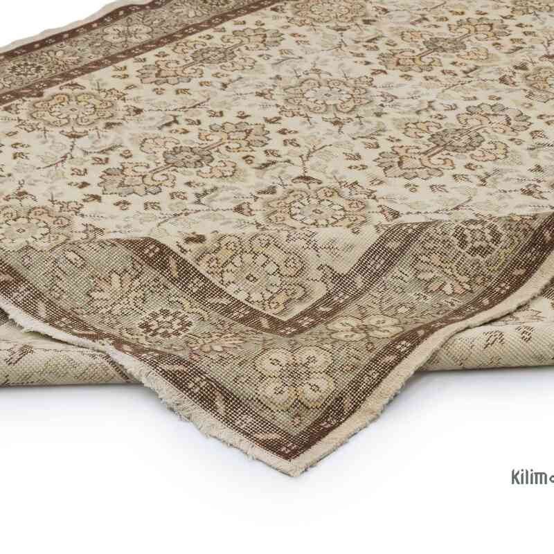 Vintage Turkish Hand-Knotted Rug - 6' 2" x 10'  (74" x 120") - K0067502