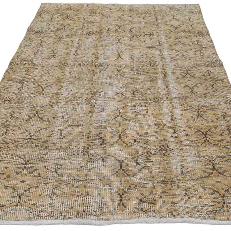 Vintage Turkish Hand-Knotted Rug - 3' 10" x 6' 7" (46" x 79") - K0067506