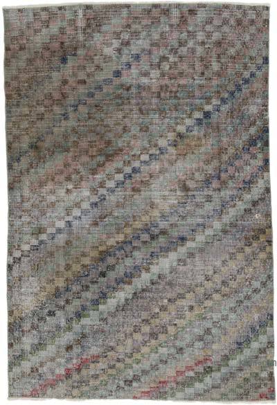 Vintage Turkish Hand-Knotted Rug - 4'  x 5' 11" (48" x 71")