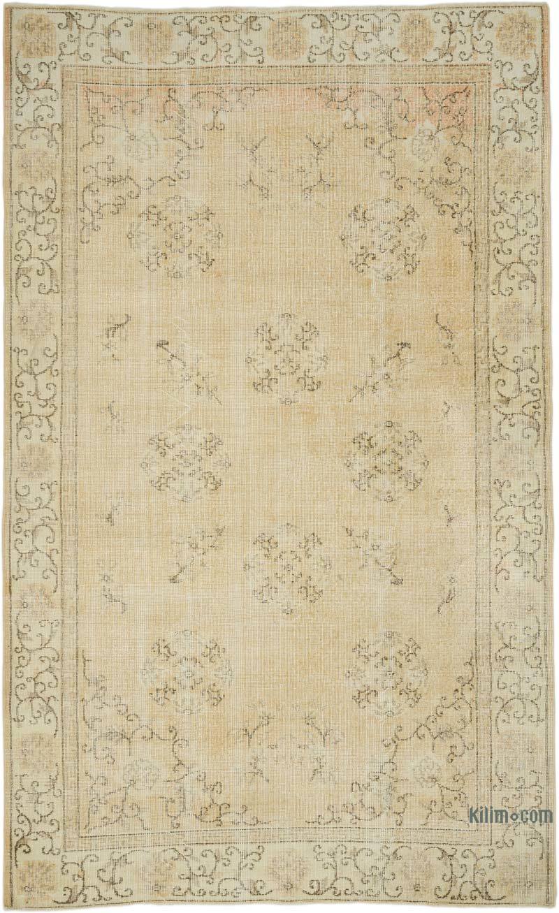 Vintage Turkish Hand-Knotted Rug - 5' 3" x 8' 6" (63" x 102") - K0067515