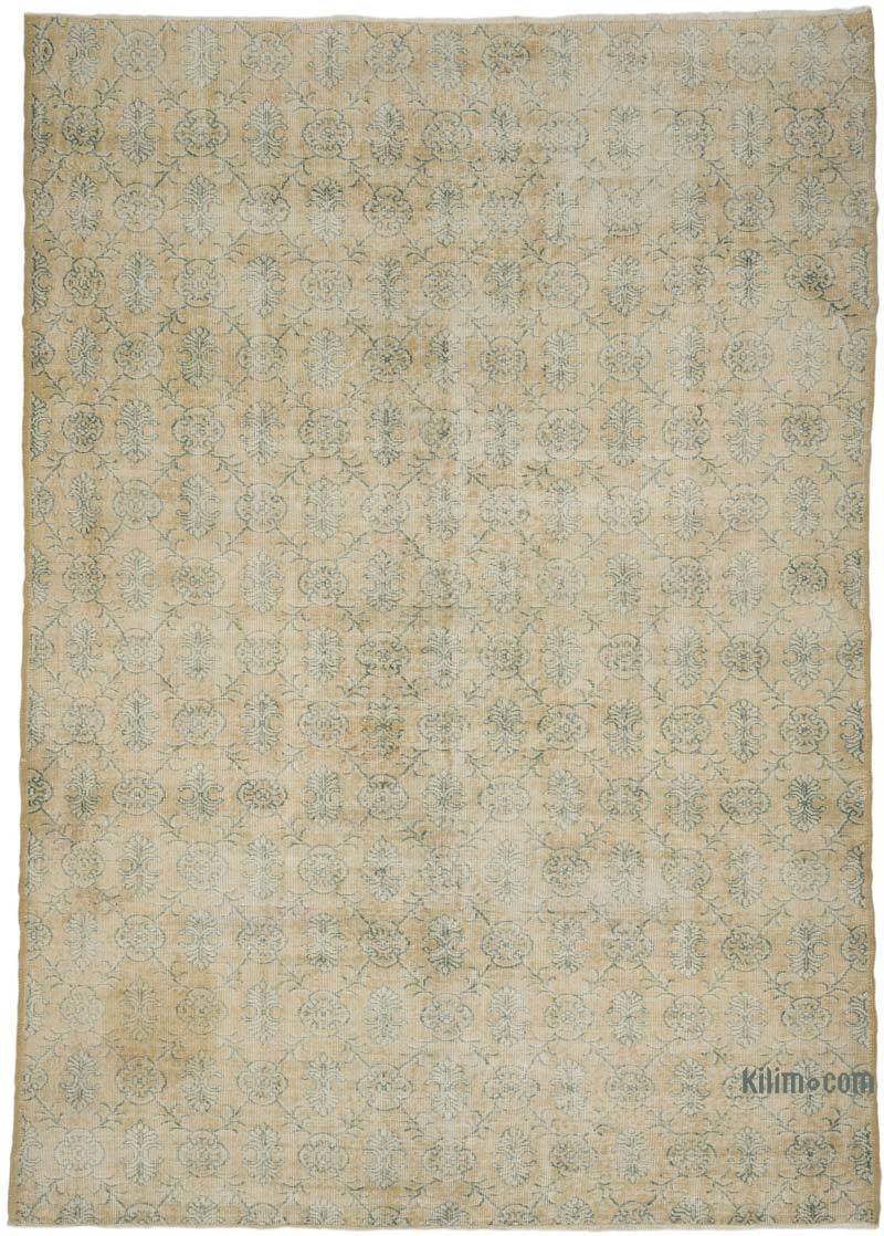 Vintage Turkish Hand-Knotted Rug - 7' 5" x 10' 3" (89" x 123") - K0067521