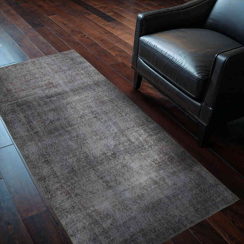 Alfombra Turca Vintage Sobre-teñida - 96 cm x 190 cm - K0067525