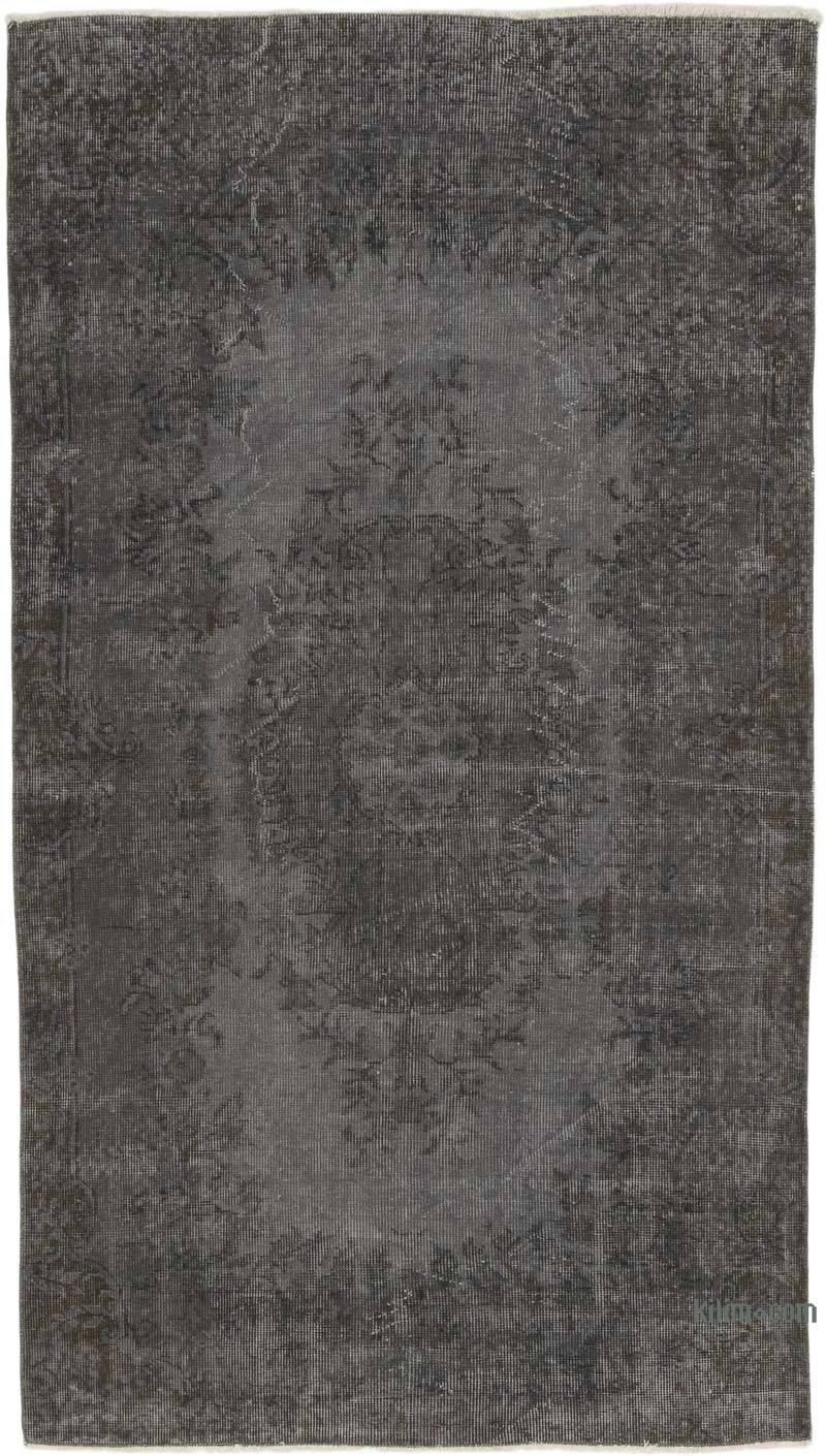 Over-dyed Vintage Hand-Knotted Turkish Rug - 3' 11" x 6' 9" (47" x 81") - K0067526