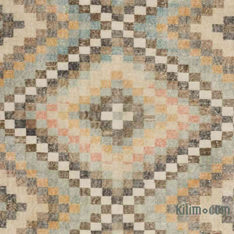 Alfombra Vintage Turca Anudada a Mano - 141 cm x 290 cm - K0067527