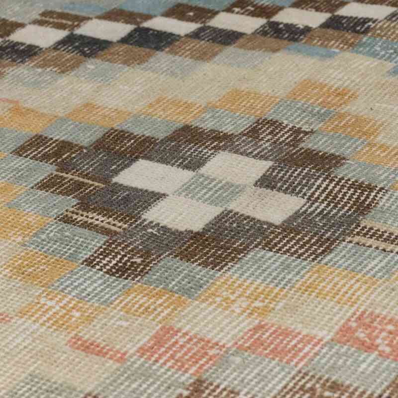 Alfombra Vintage Turca Anudada a Mano - 141 cm x 290 cm - K0067527