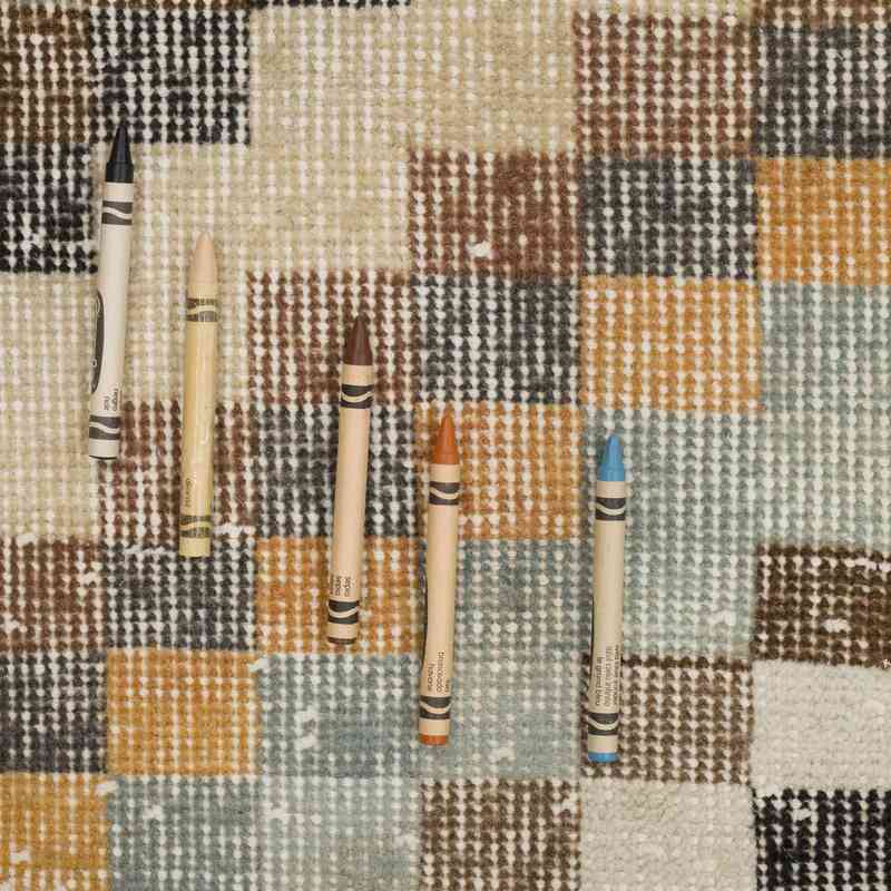 Alfombra Vintage Turca Anudada a Mano - 141 cm x 290 cm - K0067527
