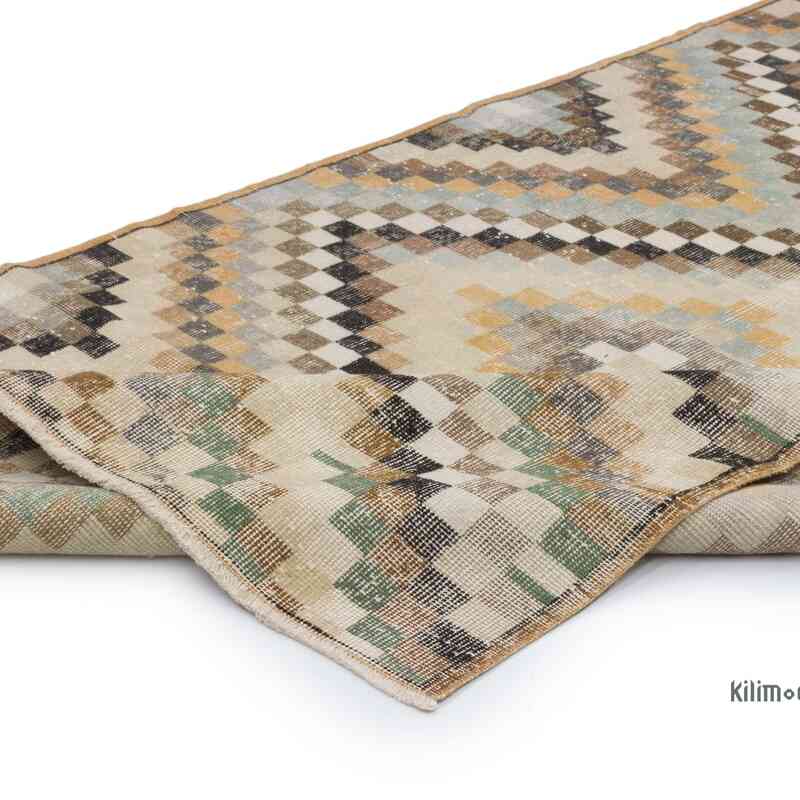 Alfombra Vintage Turca Anudada a Mano - 141 cm x 290 cm - K0067527