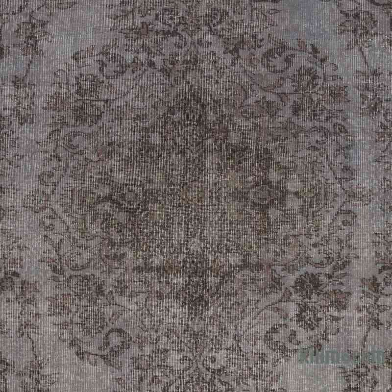 Over-dyed Vintage Hand-Knotted Turkish Rug - 5' 9" x 8' 10" (69" x 106") - K0067528