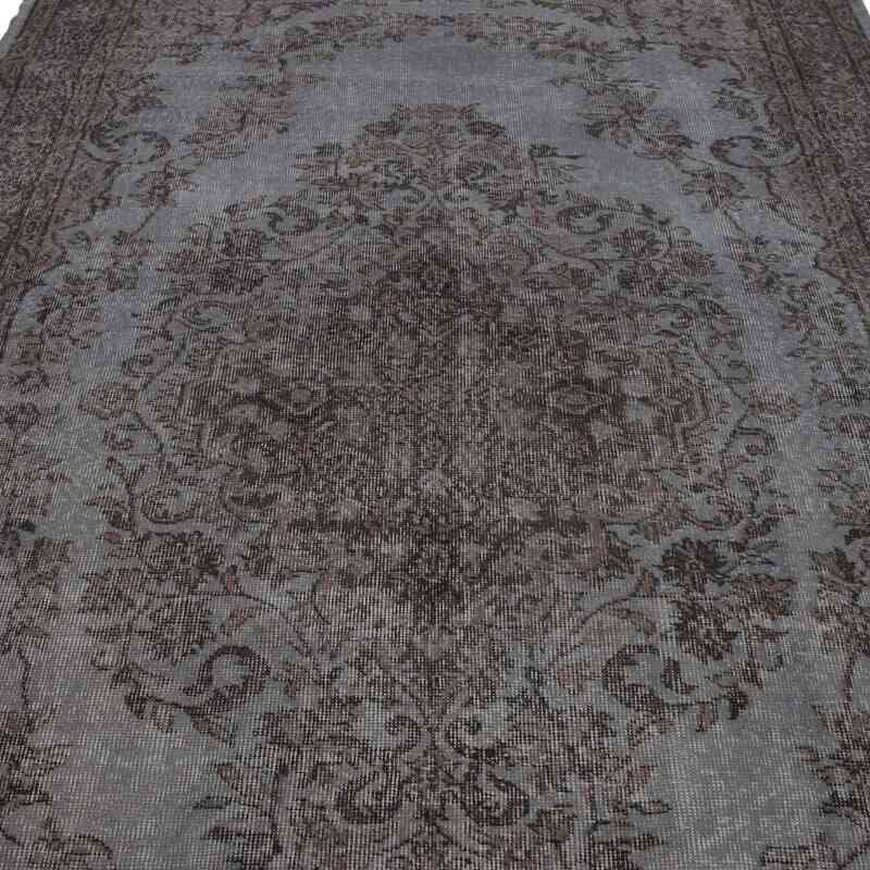 Over-dyed Vintage Hand-Knotted Turkish Rug - 5' 9" x 8' 10" (69" x 106") - K0067528