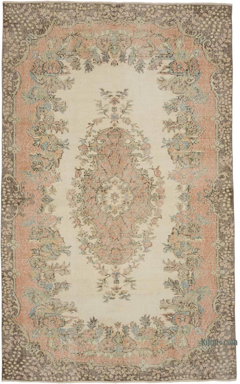 Vintage Turkish Hand-Knotted Rug - 5' 9" x 9' 3" (69" x 111") - K0067530