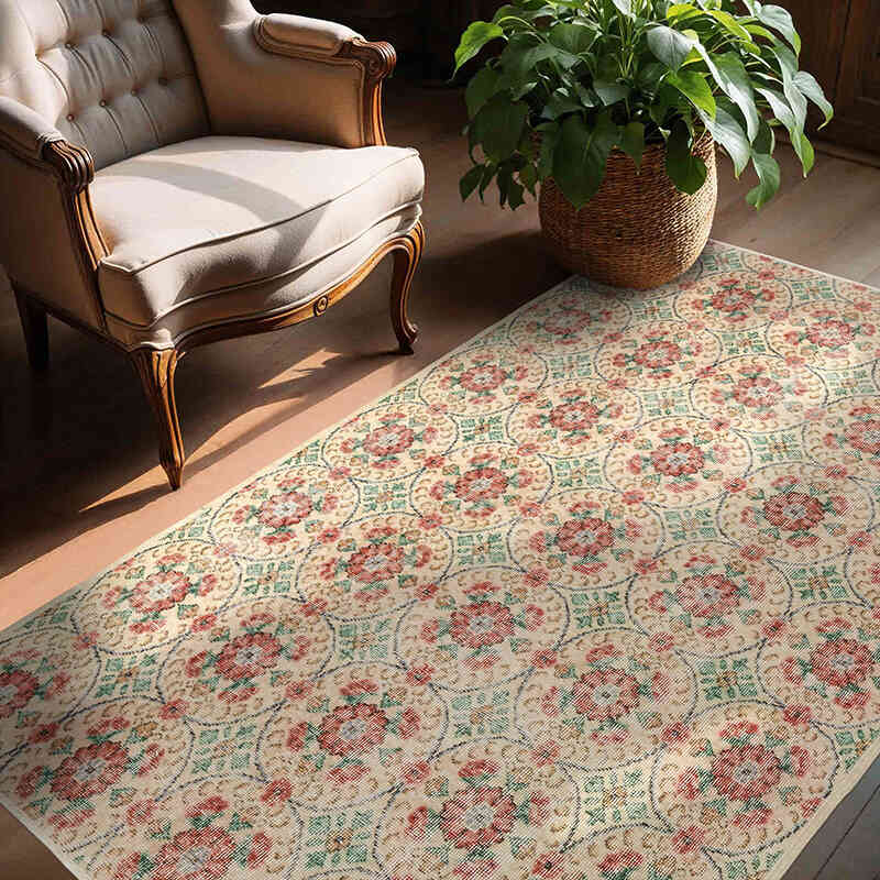 El Dokuma Vintage Hali - 146 cm x 214 cm - K0067532