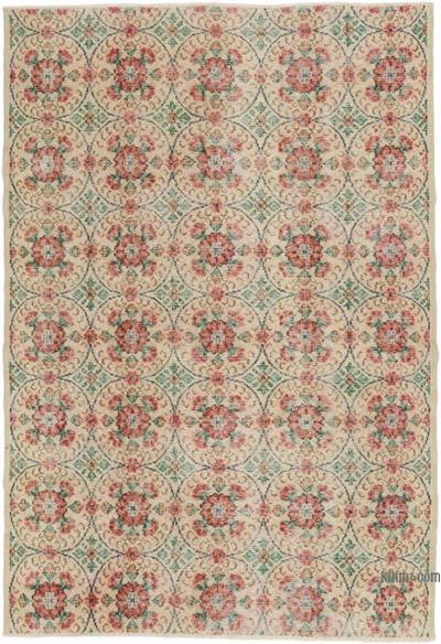 Alfombra Vintage Turca Anudada a Mano - 146 cm x 214 cm