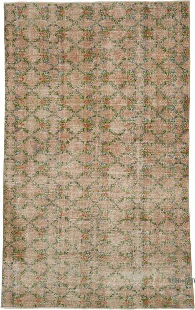 Vintage Turkish Hand-Knotted Rug - 5' 5" x 8' 8" (65" x 104")