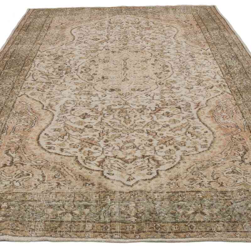Alfombra Vintage Turca Anudada a Mano - 169 cm x 269 cm - K0067541