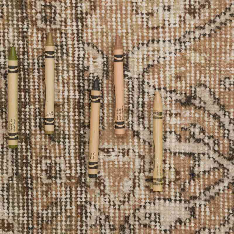 Alfombra Vintage Turca Anudada a Mano - 169 cm x 269 cm - K0067541