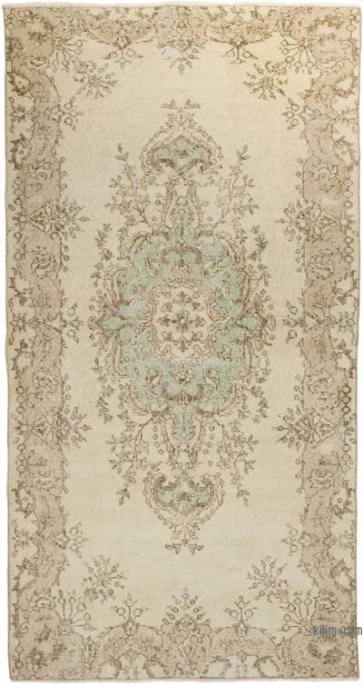 Vintage Turkish Hand-Knotted Rug - 3' 8" x 6' 11" (44" x 83")