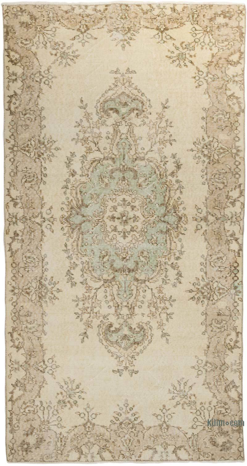 Vintage Turkish Hand-Knotted Rug - 3' 8" x 6' 11" (44" x 83") - K0067542