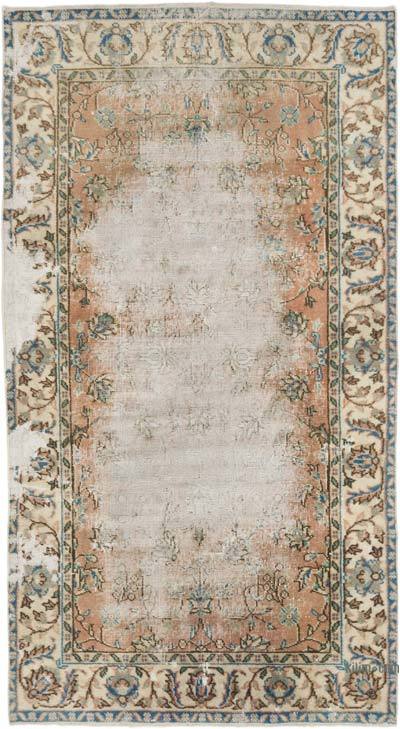 Vintage Turkish Hand-Knotted Rug - 3' 9" x 6' 11" (45" x 83")