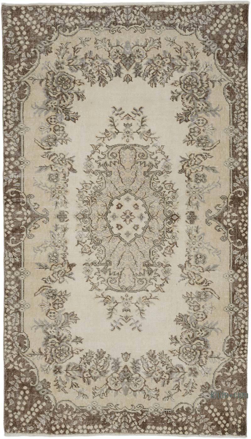 Vintage Turkish Hand-Knotted Rug - 3' 9" x 6' 7" (45" x 79") - K0067551