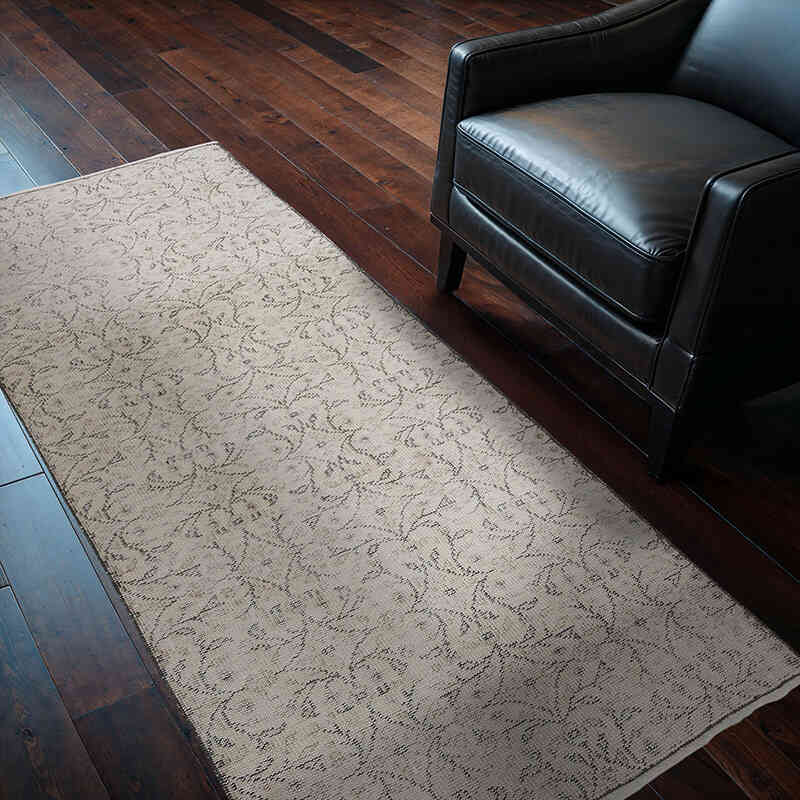 Vintage Turkish Hand-Knotted Rug - 3' 3" x 6' 7" (39" x 79") - K0067553